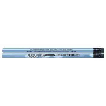 No Need to Stress; Just Do Your Best! Mood Heat-Sensitive Pencil - Pack of 25 from Positive Promotions