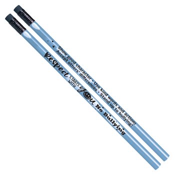 Respect Starts With You: No Bullying Heat-Sensitive Pencil - Pack of 100 from Positive Promotions
