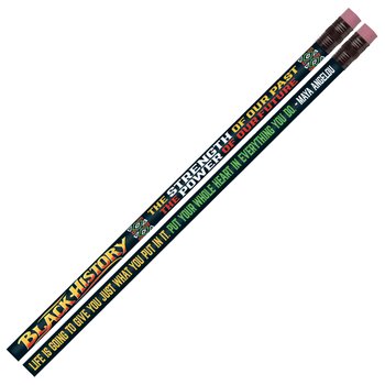 Black History: The Strength of Our Past, the Power of Our Future Full-Color Pencil - Pack of 50 from Positive Promotions