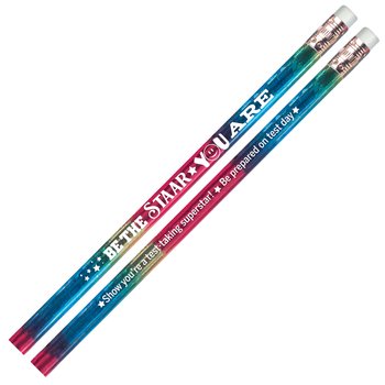 Be the STAAR You Are Sparkle Foil Pencil - Pack of 25 from Positive Promotions