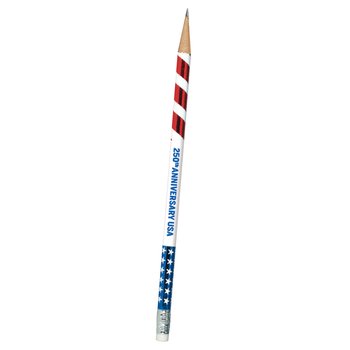 250th Anniversary USA Flag Pencil - Pack of 50 from Positive Promotions