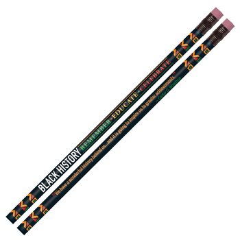 Black History: Remember, Educate, Celebrate Full-Color Pencil - Pack of 50 from Positive Promotions