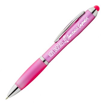 Hope Inspires, Awareness Empowers Azalea Stylus Pen from Positive Promotions