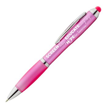 Screen Today, Educate Every Day, Hope for Tomorrow Azalea Stylus Pen from Positive Promotions