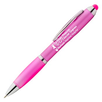 La Mejor Protecci&oacute;n Es La Detecci&oacute;n Temprana Azalea Pen With Stylus - Personalization Available from Positive Promotions