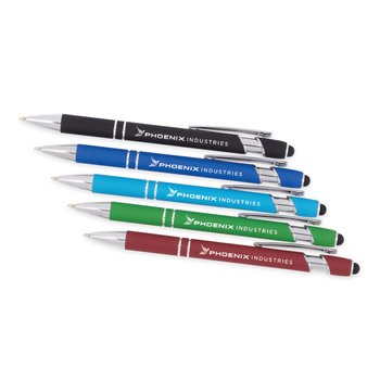 Tucson Metal Stylus Pen (Assorted Colors) - One-Color Personalization Available from Positive Promotions
