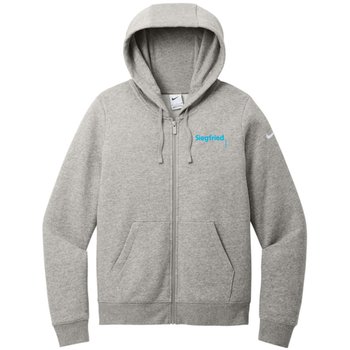 Nike ® Women's Club Fleece Sleeve Swoosh Full-Zip Hoodie from Positive Promotions