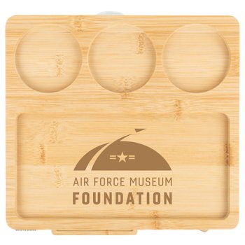 Bamboo Charcuterie Board with Serving Bowls from Positive Promotions