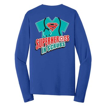 Superheroes In Scrubs Long-Sleeve T-Shirt  -  Personalization Available from Positive Promotions