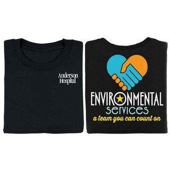Environmental Services 2-Sided T-Shirt - Personalized from Positive Promotions