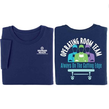 Operating Room 2-Sided T-Shirt - Personalized from Positive Promotions