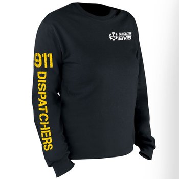 911 Dispatchers Long Sleeve T-Shirt With Personalization from Positive Promotions