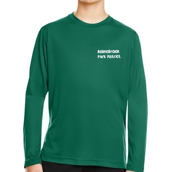 Team 365&trade; Youth Zone Performance Long-Sleeve T-Shirt - Personalization Available from Positive Promotions