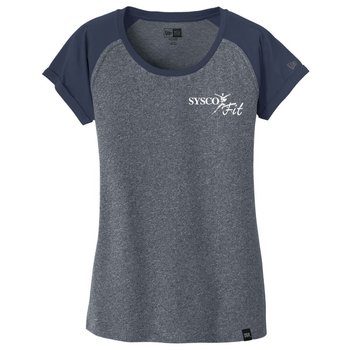 New Era® Women's Heritage Blend Varsity Tee - Silkscreened Personalization Available from Positive Promotions