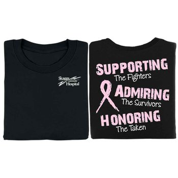 Personalized Two-Sided Awareness Short-Sleeve T-Shirt from Positive Promotions