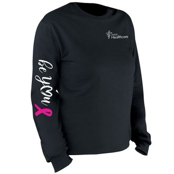 Be You Long Sleeve 2-Location Awareness T-Shirt - Personalization Available from Positive Promotions