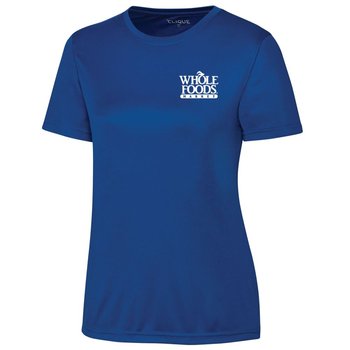 Clique&reg; by Cutter & Buck&reg; Women's Spin Jersey T-Shirt - Silkscreen Personalization Available from Positive Promotions