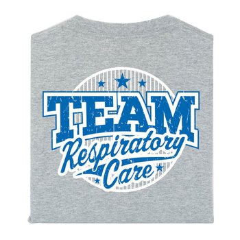 Team Respiratory Care 2-Sided T-Shirt- Personalization Available from Positive Promotions