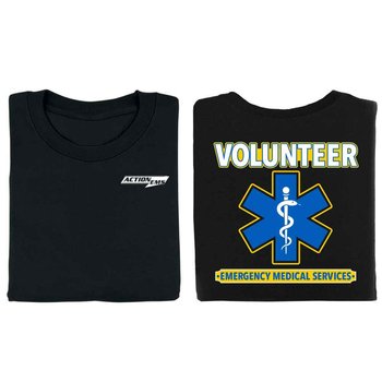 Volunteer Emergency Medical Services Two-Sided T-Shirt - Personalized from Positive Promotions