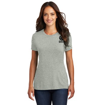 District&reg; Women's Perfect Tri-Blend&reg; T-Shirt - Silkscreened Personalization Available from Positive Promotions