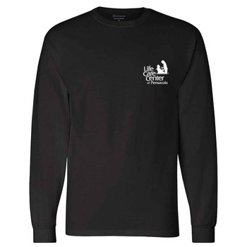 Champion® Unisex Long-Sleeve T-Shirt - Silkscreened Personalization Available from Positive Promotions