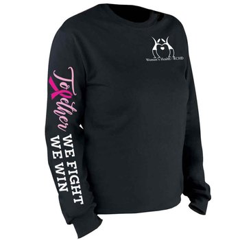 Together We Fight Together We Win Long-Sleeve 2-Location Awareness T-Shirt - Personalization Available from Positive Promotions