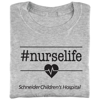 #nurselife Recognition Short-Sleeve T-Shirt - Personalization Optional from Positive Promotions