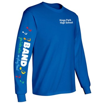 Band: You Takes Notes, We Play Them! Long-Sleeve Recognition T-Shirt - Personalization Available from Positive Promotions