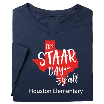 It's STARR Day... Y'all Unisex Adult T-Shirt - Silkscreened Personalization Available from Positive Promotions