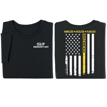 Nameless, Faceless, Fearless, Two-Sided T-Shirt - Personalization Available from Positive Promotions