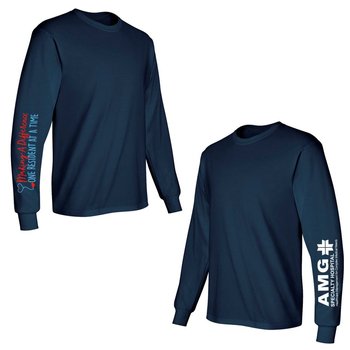 Making A Difference One Resident At A Time Recognition Long-Sleeved Underscrub - Personalization Available from Positive Promotions