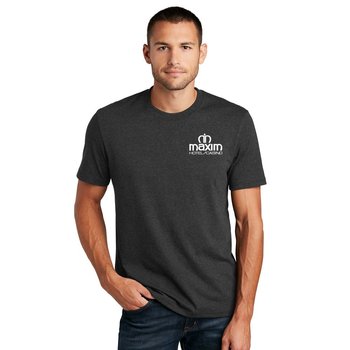District® Men's Eco-Friendly Sustainable Soft Fashion Tee - Silkscreened Personalization Available from Positive Promotions