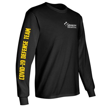 Long Sleeve T-Shirts With Sleeve & Chest Decoration - Personalization Available from Positive Promotions