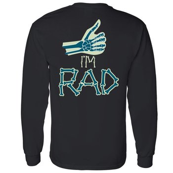 I'm Rad (Thumbs Up) Two-Sided Long-Sleeve T-Shirt - Personalized Available from Positive Promotions