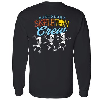Radiology Skeleton Crew Two-Sided Long-Sleeve T-Shirt - Personalized Available from Positive Promotions