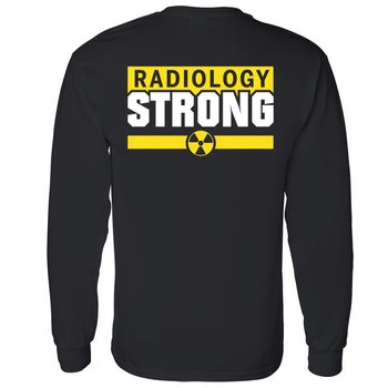 Radiology Strong Two-Sided Long-Sleeve T-Shirt - Personalized Available from Positive Promotions