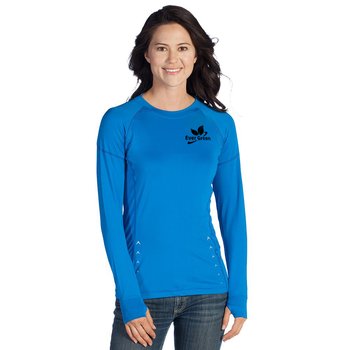 Fossa Apparel® Women's Savanna Wicking Shirt - Silkscreened Personalization Available from Positive Promotions