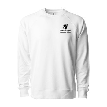 Independent Trading Co&reg; Unisex Lightweight Loopback Terry Crewneck Sweatshirt - Silkscreened Personalization Available from Positive Promotions