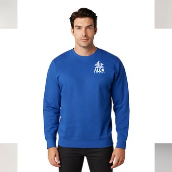 Positive Wear Unisex Premium Crewneck Sweatshirt - Silkscreened Personalization Available from Positive Promotions
