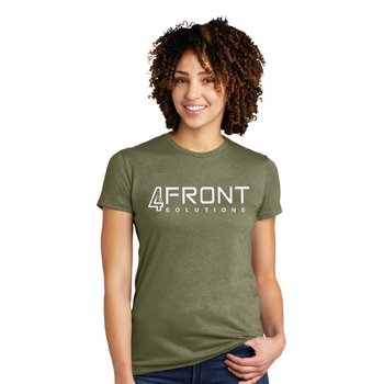 Allmade&reg; Tri-Blend Women's Short Sleeve Eco Impact Tee - Silkscreened Personalization Available from Positive Promotions
