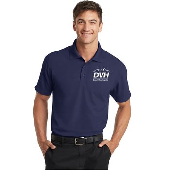 Port Authority® Men's Dry Zone® Grid Polo - Silkscreened Personalization Available from Positive Promotions