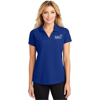 Port Authority® Women's Dry Zone® Grid Polo - Silkscreened Personalization Available from Positive Promotions