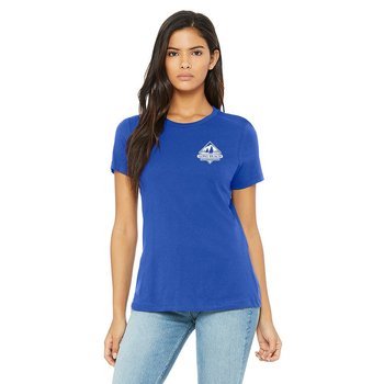 BELLA+CANVAS® Women's Relaxed Jersey Short-Sleeve T-Shirt - Silkscreened Personalization Available from Positive Promotions