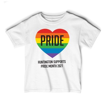 Pride Heart T-Shirt - Personalization Available from Positive Promotions