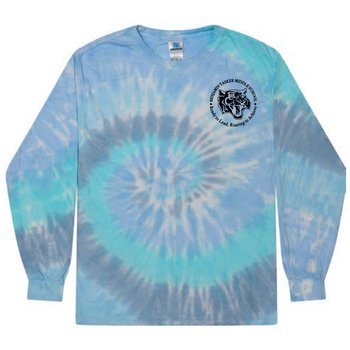 Tie-Dye Unisex Cotton Long-Sleeve T-Shirt - Silkscreened Personalization Available from Positive Promotions