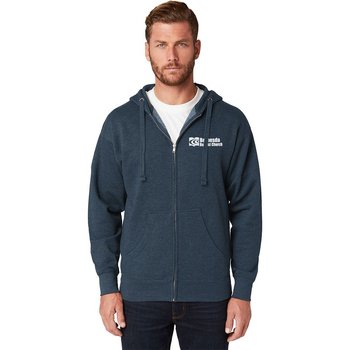 Positive Wear Unisex Signature Full-Zip Hoodie - Silkscreened Personalization Available from Positive Promotions