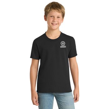 Port & Co Youth Core Blend Tee - Silkscreened Personalization Available from Positive Promotions