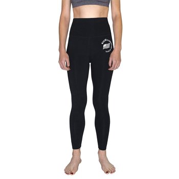 On-The-Move Women's Athleisure High-Waist Fitness Legging - Silkscreened Personalization Available from Positive Promotions