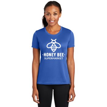 Port & Company® Women's Short-Sleeved Performance Tee  - Silkscreened Personalization Available from Positive Promotions