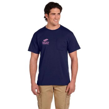 Jerzees Adult DRI-POWER® ACTIVE Pocket T-Shirt - Silkscreened      Personalization Available from Positive Promotions